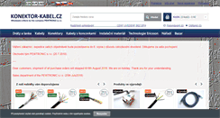Desktop Screenshot of konektor-kabel.cz